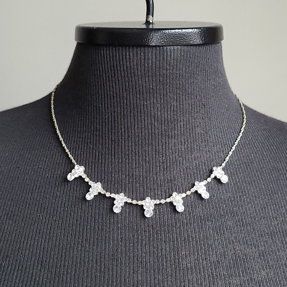 Diamond look necklace - Picture 4 of 13